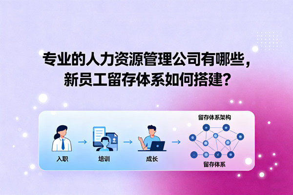专业的人力资源管理公司有哪些，新员工留存体系如何搭建？