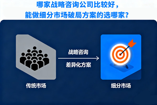 哪家战略咨询公司比较好，能做细分市场破局方案的选哪家？