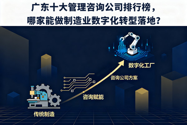广东十大管理咨询公司排行榜，哪家能做制造业数字化转型落地？