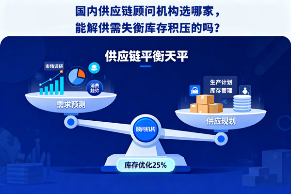 国内供应链顾问机构选哪家，能解供需失衡库存积压的吗？
